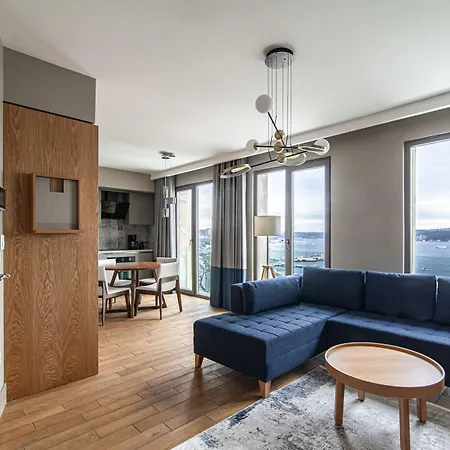 Flat With Panoramic Bosphorus View In Cihangir Istambul