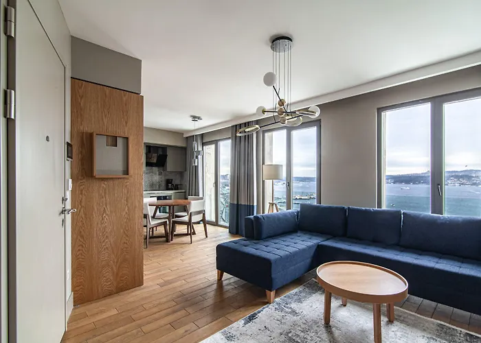 Flat With Panoramic Bosphorus View In Cihangir Istambul